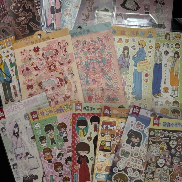 20+ sheets！Colorful Assorted Sticker - Picture 2 of 9